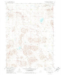 Cottonwood Lake Nebraska Historical topographic map, 1:24000 scale, 7.5 X 7.5 Minute, Year 1982