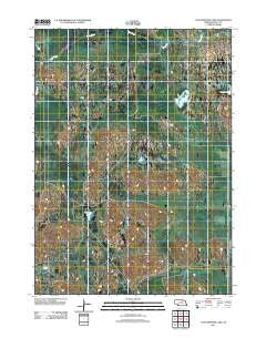 Cottonwood Lake Nebraska Historical topographic map, 1:24000 scale, 7.5 X 7.5 Minute, Year 2011