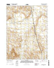 Courthouse Rock Nebraska Current topographic map, 1:24000 scale, 7.5 X 7.5 Minute, Year 2014