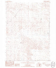 Cowboy Hill Nebraska Historical topographic map, 1:24000 scale, 7.5 X 7.5 Minute, Year 1986
