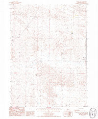 Cowboy Hill Nebraska Historical topographic map, 1:24000 scale, 7.5 X 7.5 Minute, Year 1986