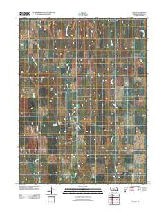 Cowles Nebraska Historical topographic map, 1:24000 scale, 7.5 X 7.5 Minute, Year 2011