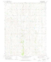 Cowles Nebraska Historical topographic map, 1:24000 scale, 7.5 X 7.5 Minute, Year 1974