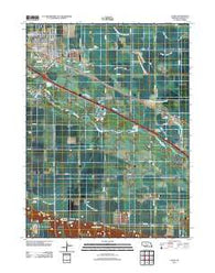 Cozad Nebraska Historical topographic map, 1:24000 scale, 7.5 X 7.5 Minute, Year 2011