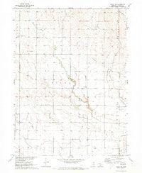 Cozad NW Nebraska Historical topographic map, 1:24000 scale, 7.5 X 7.5 Minute, Year 1971