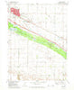 Cozad Nebraska Historical topographic map, 1:24000 scale, 7.5 X 7.5 Minute, Year 1971