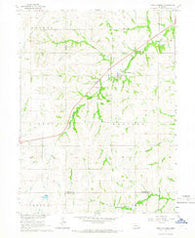 Crab Orchard Nebraska Historical topographic map, 1:24000 scale, 7.5 X 7.5 Minute, Year 1965