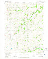 Crab Orchard Nebraska Historical topographic map, 1:24000 scale, 7.5 X 7.5 Minute, Year 1965