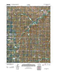Crab Orchard Nebraska Historical topographic map, 1:24000 scale, 7.5 X 7.5 Minute, Year 2012