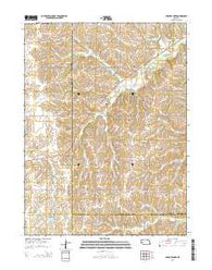 Crab Orchard Nebraska Current topographic map, 1:24000 scale, 7.5 X 7.5 Minute, Year 2014