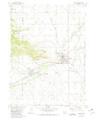 Crawford Nebraska Historical topographic map, 1:24000 scale, 7.5 X 7.5 Minute, Year 1980