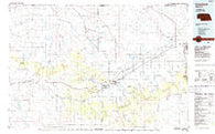 Crawford Nebraska Historical topographic map, 1:100000 scale, 30 X 60 Minute, Year 1986