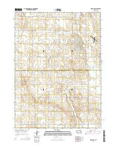 Creighton Nebraska Current topographic map, 1:24000 scale, 7.5 X 7.5 Minute, Year 2014