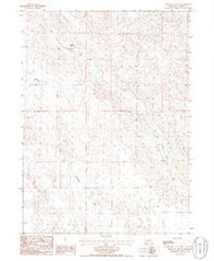 Crescent Lake SE Nebraska Historical topographic map, 1:24000 scale, 7.5 X 7.5 Minute, Year 1986