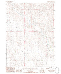 Crescent Lake SE Nebraska Historical topographic map, 1:24000 scale, 7.5 X 7.5 Minute, Year 1986