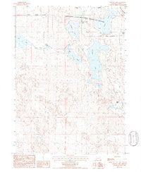 Crescent Lake Nebraska Historical topographic map, 1:24000 scale, 7.5 X 7.5 Minute, Year 1986
