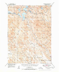 Crescent Lake Nebraska Historical topographic map, 1:62500 scale, 15 X 15 Minute, Year 1950