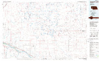 Crescent Lake Nebraska Historical topographic map, 1:100000 scale, 30 X 60 Minute, Year 1985