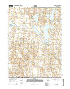 Crescent Lake Nebraska Current topographic map, 1:24000 scale, 7.5 X 7.5 Minute, Year 2014