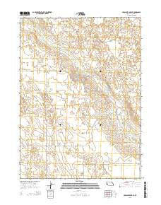 Crescent Lake SE Nebraska Current topographic map, 1:24000 scale, 7.5 X 7.5 Minute, Year 2014