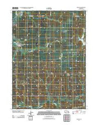 Creston Nebraska Historical topographic map, 1:24000 scale, 7.5 X 7.5 Minute, Year 2011