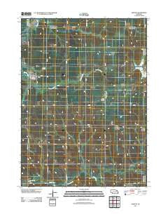 Creston Nebraska Historical topographic map, 1:24000 scale, 7.5 X 7.5 Minute, Year 2011