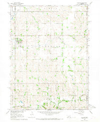 Creston Nebraska Historical topographic map, 1:24000 scale, 7.5 X 7.5 Minute, Year 1966