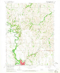 Crete North Nebraska Historical topographic map, 1:24000 scale, 7.5 X 7.5 Minute, Year 1964