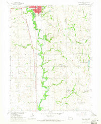 Crete South Nebraska Historical topographic map, 1:24000 scale, 7.5 X 7.5 Minute, Year 1964