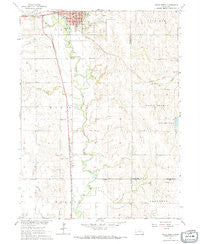 Crete South Nebraska Historical topographic map, 1:24000 scale, 7.5 X 7.5 Minute, Year 1964