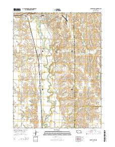 Crete South Nebraska Current topographic map, 1:24000 scale, 7.5 X 7.5 Minute, Year 2014