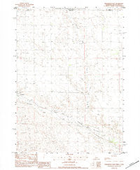 Crookston East Nebraska Historical topographic map, 1:24000 scale, 7.5 X 7.5 Minute, Year 1983