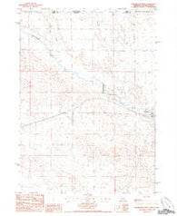 Crookston West Nebraska Historical topographic map, 1:24000 scale, 7.5 X 7.5 Minute, Year 1985