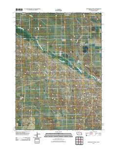 Crookston West Nebraska Historical topographic map, 1:24000 scale, 7.5 X 7.5 Minute, Year 2011