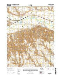 Culbertson Nebraska Current topographic map, 1:24000 scale, 7.5 X 7.5 Minute, Year 2014