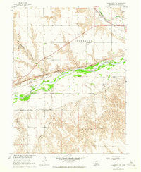 Culbertson NW Nebraska Historical topographic map, 1:24000 scale, 7.5 X 7.5 Minute, Year 1962