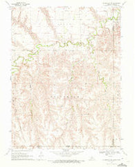 Culbertson SE Nebraska Historical topographic map, 1:24000 scale, 7.5 X 7.5 Minute, Year 1970