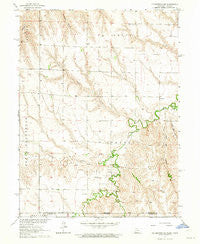Culbertson SW Nebraska Historical topographic map, 1:24000 scale, 7.5 X 7.5 Minute, Year 1962