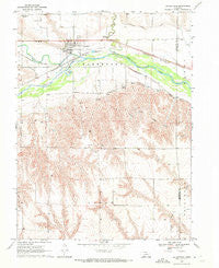 Culbertson Nebraska Historical topographic map, 1:24000 scale, 7.5 X 7.5 Minute, Year 1970