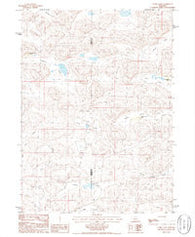 Curry Lake Nebraska Historical topographic map, 1:24000 scale, 7.5 X 7.5 Minute, Year 1986