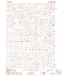 Curry Lake Nebraska Historical topographic map, 1:24000 scale, 7.5 X 7.5 Minute, Year 1986
