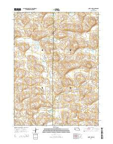 Curry Lake Nebraska Current topographic map, 1:24000 scale, 7.5 X 7.5 Minute, Year 2014