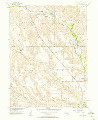 Curtis NW Nebraska Historical topographic map, 1:24000 scale, 7.5 X 7.5 Minute, Year 1956