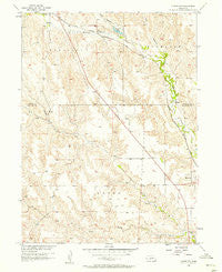 Curtis NW Nebraska Historical topographic map, 1:24000 scale, 7.5 X 7.5 Minute, Year 1956