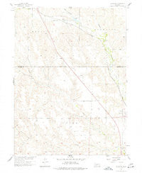 Curtis NW Nebraska Historical topographic map, 1:24000 scale, 7.5 X 7.5 Minute, Year 1956