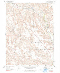 Curtis NW Nebraska Historical topographic map, 1:24000 scale, 7.5 X 7.5 Minute, Year 1956