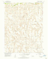 Curtis SE Nebraska Historical topographic map, 1:24000 scale, 7.5 X 7.5 Minute, Year 1956