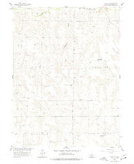 Curtis SE Nebraska Historical topographic map, 1:24000 scale, 7.5 X 7.5 Minute, Year 1956