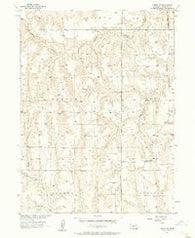 Curtis SW Nebraska Historical topographic map, 1:24000 scale, 7.5 X 7.5 Minute, Year 1956