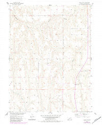 Curtis SW Nebraska Historical topographic map, 1:24000 scale, 7.5 X 7.5 Minute, Year 1956